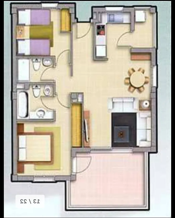 Moderne Penthouse-Whg Am Hafen Von Cala D'Or / Wlan, Klimaanlage, Pool Apartment 0*, Cala d'Or (Mallorca)